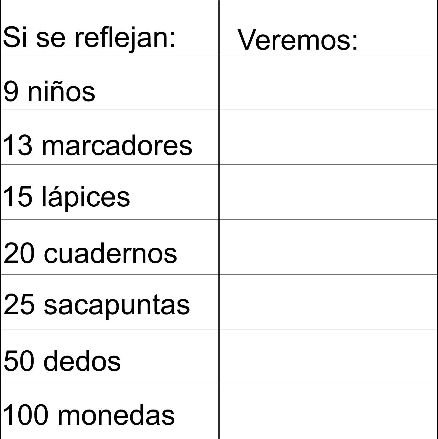armar las palabras 