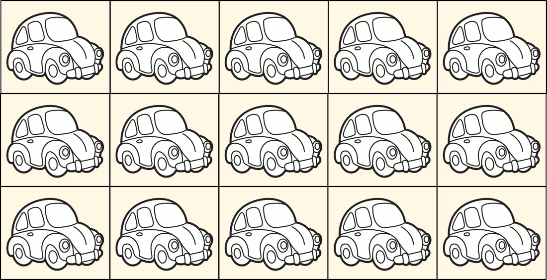 autos para colorear