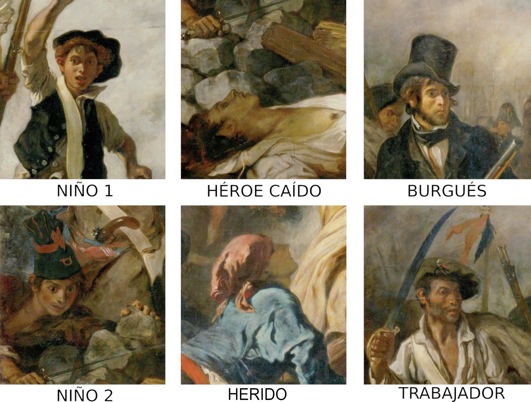 CUADRO Y PERSONAJES