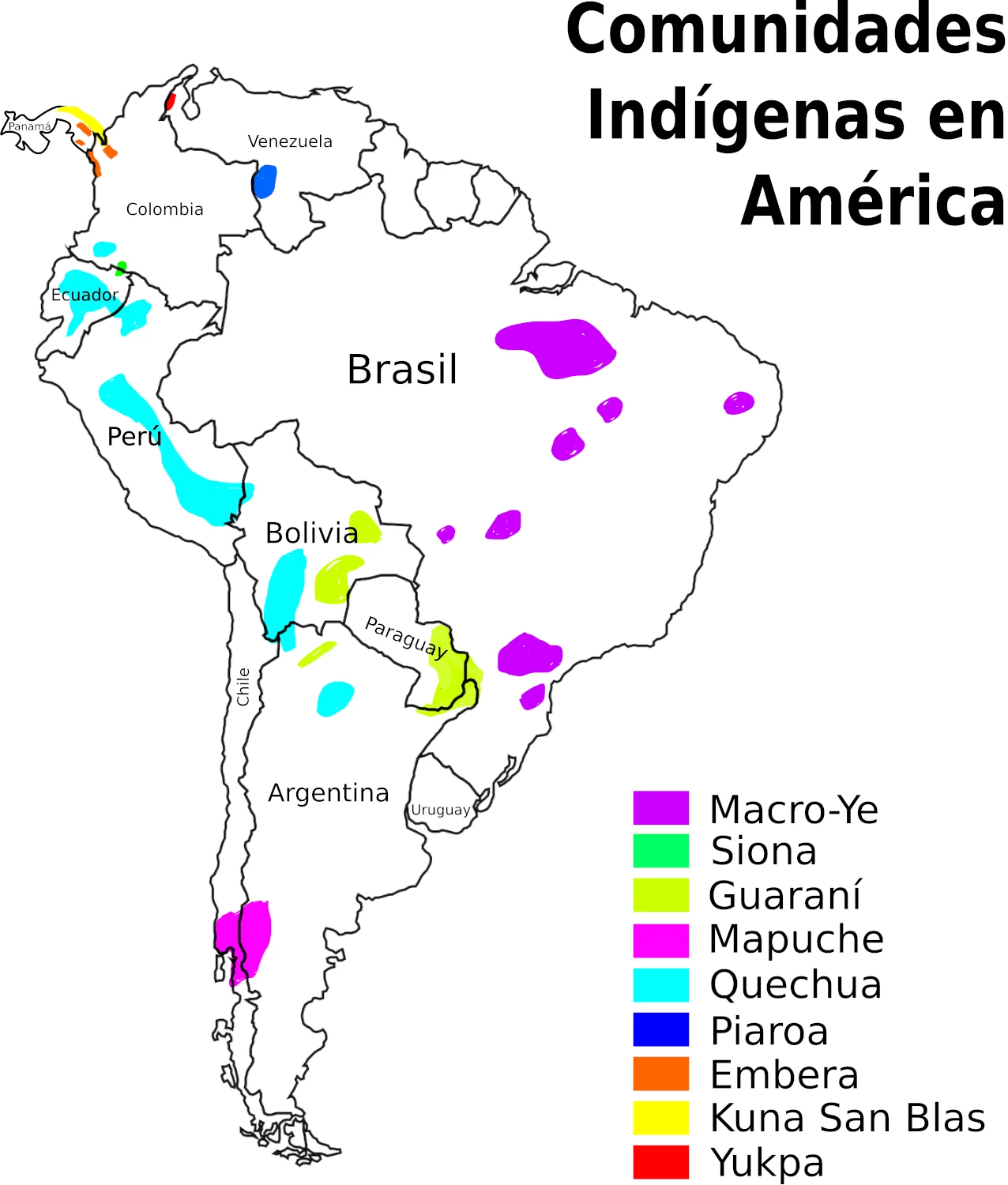 mapa latinoamerica