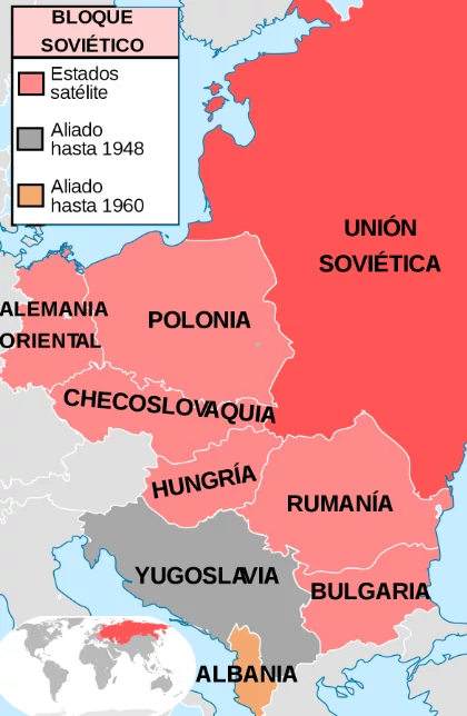 mapa Europa antes