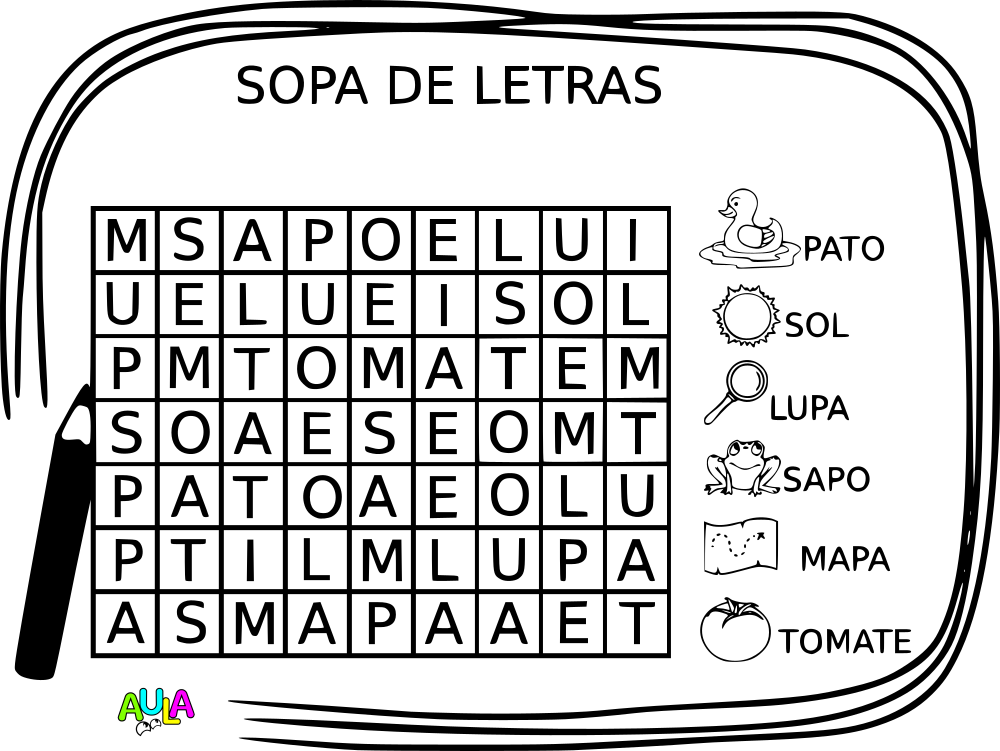 sopa de letras 