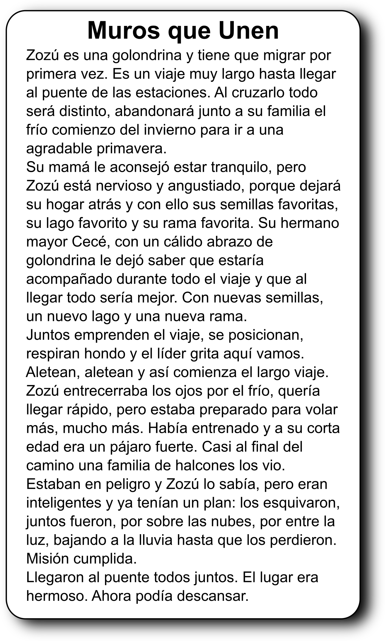 Muros que unen
