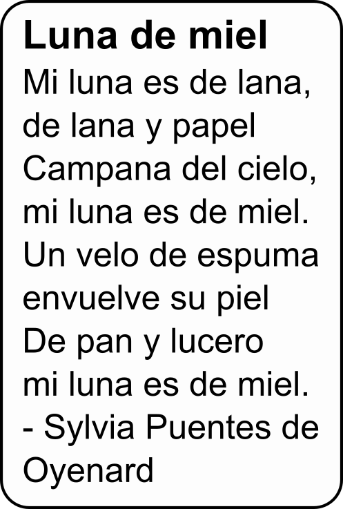 Poema Luna de Miel