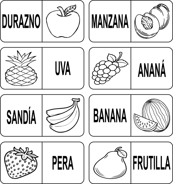 Dominó de frutas