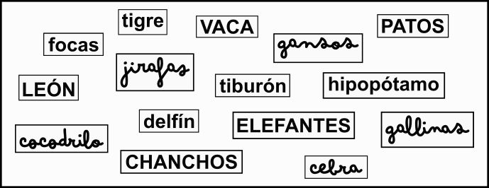 Lista de animales