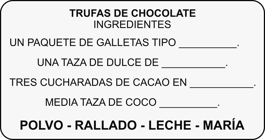 Trufas de chocolate