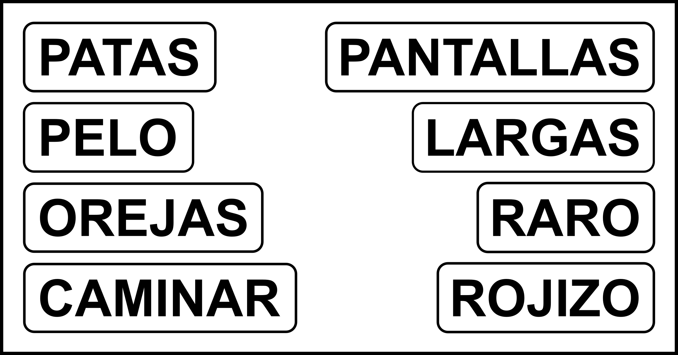 Unir palabras
