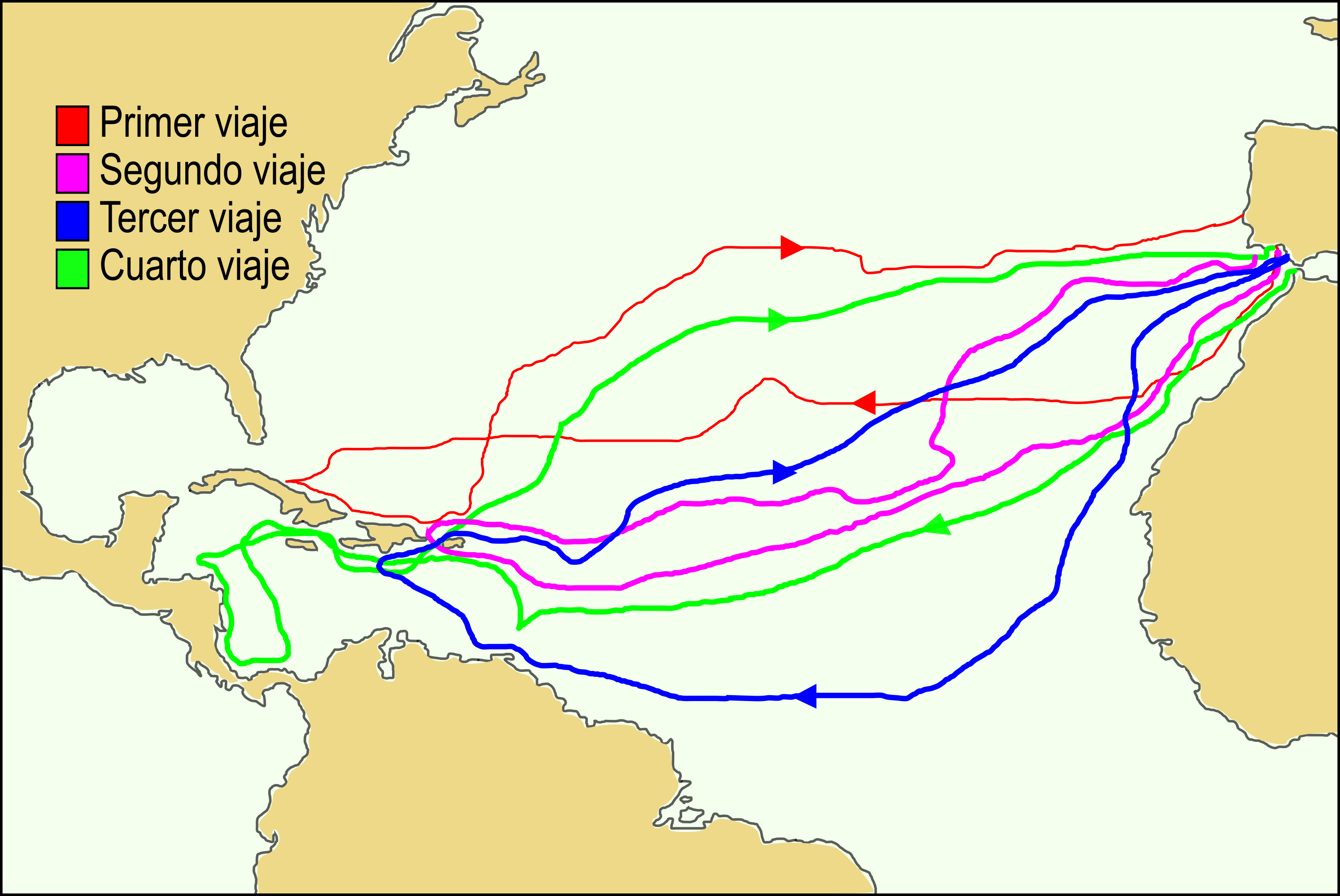 Viajes de Colón recursos web